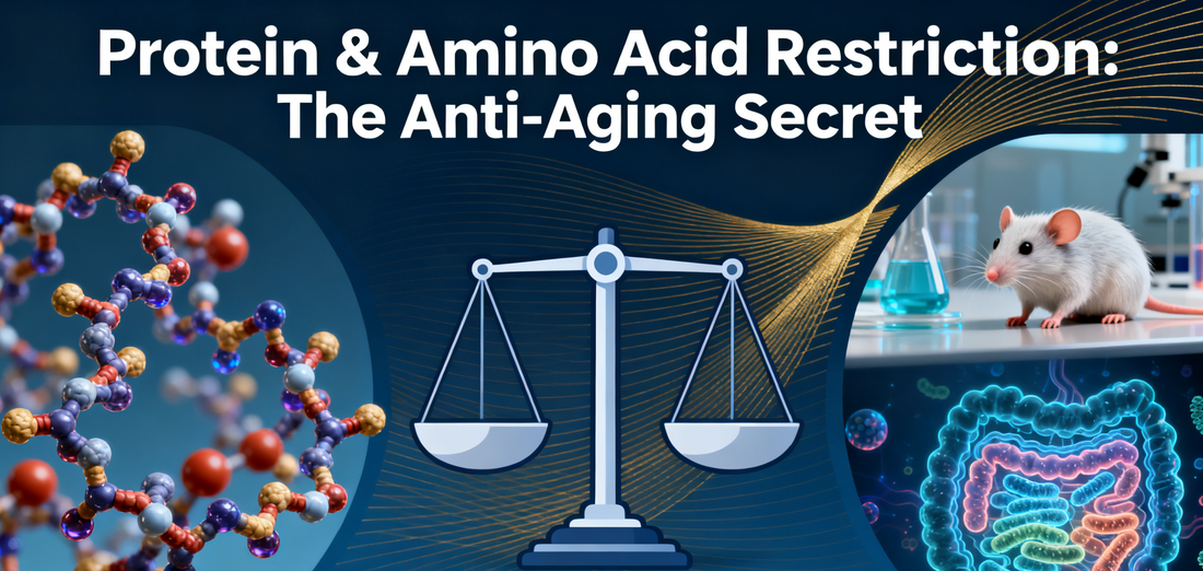 More Protein Isn’t Better—It May Shorten Lifespan?! Restricting Protein and Specific Amino Acids Could Promote Longevity?