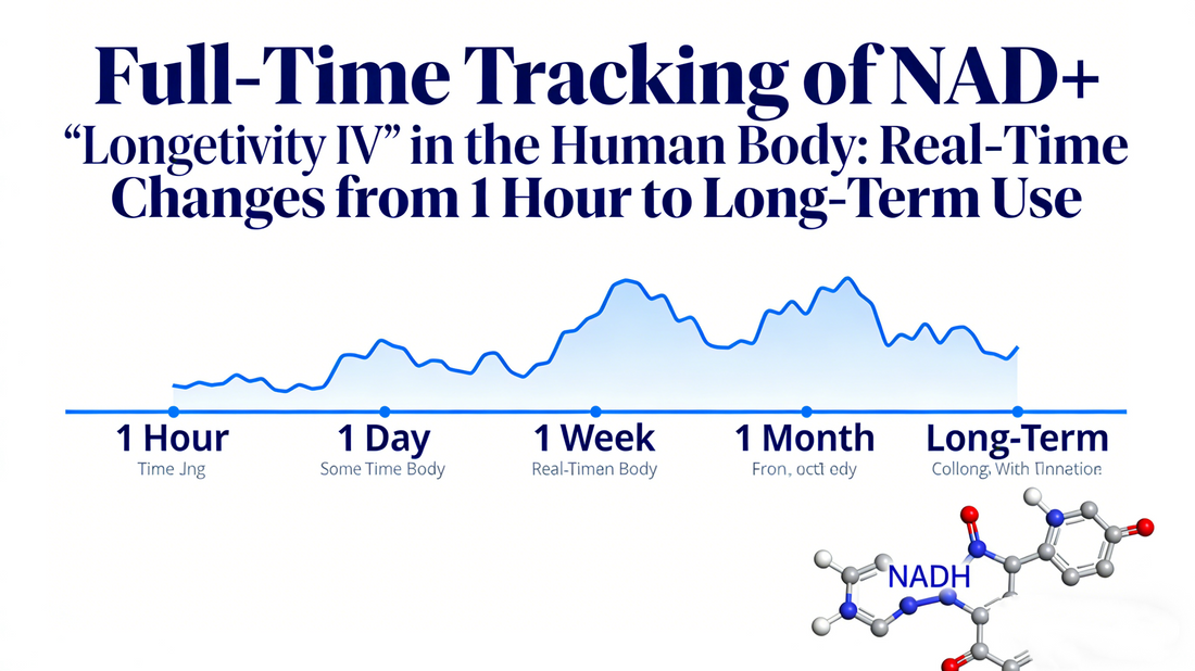 Full‑Time Tracking of NAD+ “Longevity IV” in the Human Body: Real‑Time Changes from 1 Hour to Long‑Term Use